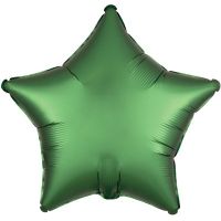 Шар фольгированный Звезда 45 см, сатин Emerald