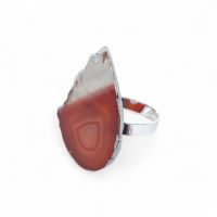 Кольцо для салфеток Камни d4.5 см, 6 шт, металл, серебро, FA61-8 - вид 3 миниатюра