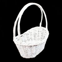 Корзина 17 х 32 х 50 см, №3 овальная, белый, W69-4 - вид 2 миниатюра