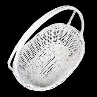 Корзина 20 х 47 х 60 см, №5 овальная, белый, W69-4 - вид 1 миниатюра