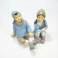 Фигурка Мальчик и Девочка, полистоун, М15-11 - вид 1 миниатюра