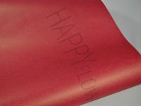 Бумага Крафт дизайнерская Happy Flowers 60 см х 10 м, вишневый - вид 1 миниатюра