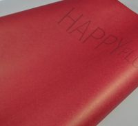 Бумага Крафт дизайнерская Happy Flowers 60 см х 10 м, вишневый - вид 1 миниатюра