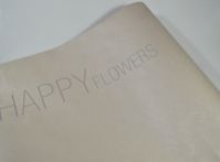 Бумага Крафт дизайнерская Happy Flowers 60 см х 10 м, серебро - вид 1 миниатюра