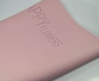 Бумага Крафт дизайнерская Happy Flowers 60 см х 10 м, сиреневый - вид 1 миниатюра
