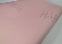 Бумага Крафт дизайнерская Happy Flowers 60 см х 10 м, сиреневый - вид 1 миниатюра