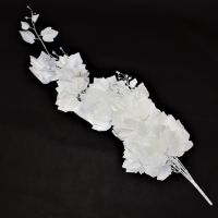 Ветка искусственная белая, 105 см, М36-1 - вид 1 миниатюра