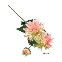 Георгин искусственный h65 см, M60-15 - вид 2 миниатюра