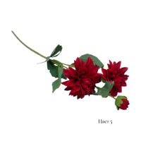 Георгин искусственный h65 см, M60-15 - вид 4 миниатюра