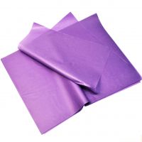 Бумага Тишью в листах 50 х 66 см, 50 шт, фиолетовый, W52-1