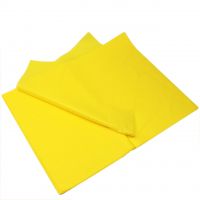 Бумага Тишью в листах 50 х 66 см, 50 шт, желтый, W52-1