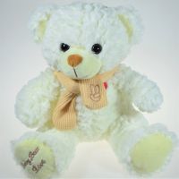 Мягкая игрушка Медвежонок с шарфиком, h28 см, W8-3 - вид 1 миниатюра