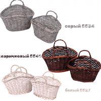Набор корзин из 2 шт с ручками - вид 1 миниатюра