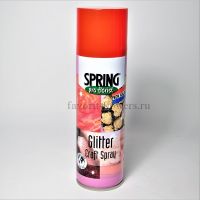 Спрей с блестками для декора Spring, 300 мл, мульти - вид 1 миниатюра