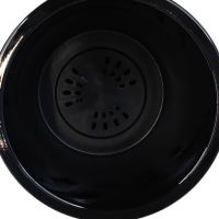 Кашпо пластиковое Рептилия h28(21) х d25 см, бирюзовый/черный, FA30-42 - вид 2 миниатюра