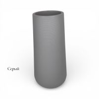 Кашпо пластиковое h83(26) х d26 см, FA57-56 - вид 1 миниатюра