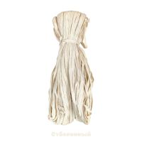 Лента джутовая плетеная 1 см х 100 м, отбеленный, P87-7 Лента джутовая плетеная 1 см х 100 м, отбеленный, P87-7