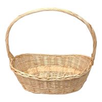 Корзина 57 х 39 х h16(54) см, № 4, овальная, натуральный, 7293 - вид 1 миниатюра