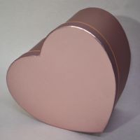 Коробка сердце Металлик, набор из 3 шт, розовое золото, W100-16 - вид 1 миниатюра