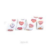 Наклейки для оформления подарков d2.5 см, 500 шт, FA54 - вид 2 миниатюра