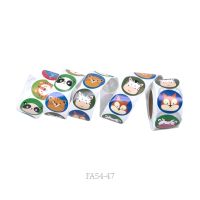 Наклейки для оформления подарков d2.5 см, 500 шт, FA54 - вид 5 миниатюра