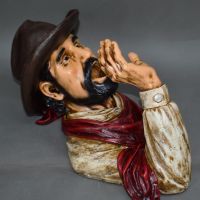 Подставка под бутылку Ковбой, h43 см, полистоун, W26-9 - вид 4 миниатюра