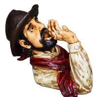 Подставка под бутылку Ковбой, h43 см, полистоун, W26-9 - вид 5 миниатюра