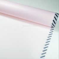 Пленка матовая с каймой, 60 см х 5 м, розовый - вид 1 миниатюра