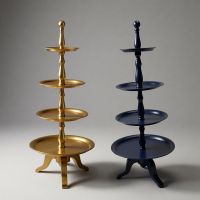 Подставка металлическая Этажерка 4 яруса h130 см, FA63-24