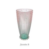 Ваза акриловая Дизайн d12.5 х h26 см, FA57-3 - вид 1 миниатюра