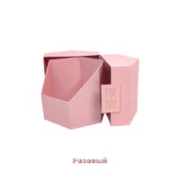 Коробка шестигранная 2 в 1 For you, h21 х 17 х 17см, Z3-38 - вид 3 миниатюра