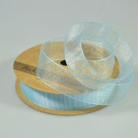 Лента органза с мерцанием ЛЮКС, 2,5 см х 20 ярдов, W80-53 - вид 11 миниатюра