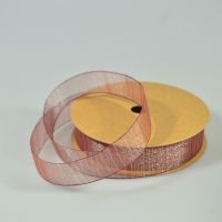 Лента органза с мерцанием ЛЮКС, 2,5 см х 20 ярдов, W80-53 - вид 5 миниатюра