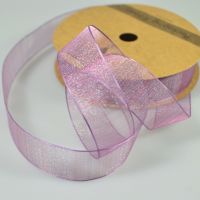 Лента органза с мерцанием ЛЮКС, 2,5 см х 20 ярдов, W80-53 - вид 8 миниатюра