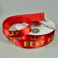 Лента атласная Best to you, 2,5 см х 50 ярдов, W80-56 - вид 3 миниатюра