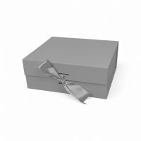 Коробка прямоугольная складная с бантом h8 х 20 х 18 см, FA54-14 - вид 4 миниатюра