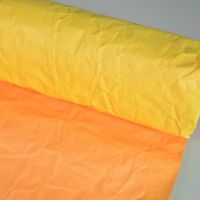 Бумага Эколюкс жатая 5 ярдов, оранжевый/желтый пастель - вид 1 миниатюра