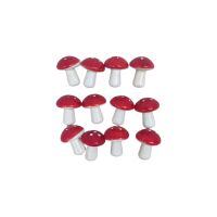 Гриб Мухомор искусственный, 5 см, 12 шт