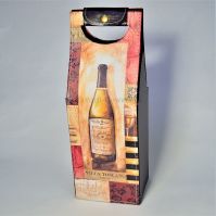 Подарочная сумка под бутылку, 12 х 40 х 10 см, М37-10 - вид 3 миниатюра