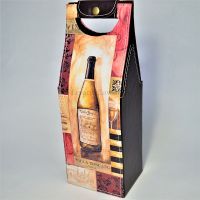 Подарочная сумка под бутылку, 12 х 40 х 10 см, М37-10 - вид 1 миниатюра
