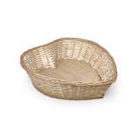 Корзина Сердце без ручки h20 х 60 х 59 см, натуральный, FA64-25