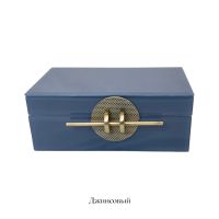 Шкатулка стеклянная ПРЕМИУМ h8 х 20 х 12 см, FA62-10 - вид 2 миниатюра