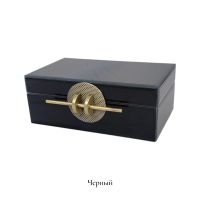 Шкатулка стеклянная ПРЕМИУМ h8 х 20 х 12 см, FA62-10 - вид 7 миниатюра