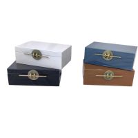 Шкатулка стеклянная ПРЕМИУМ h10 х 28 х 18.5 см, FA62-10