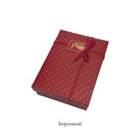 Коробка прямоугольная Золотые точки, набор из 6 шт, FA54-55 - вид 1 миниатюра