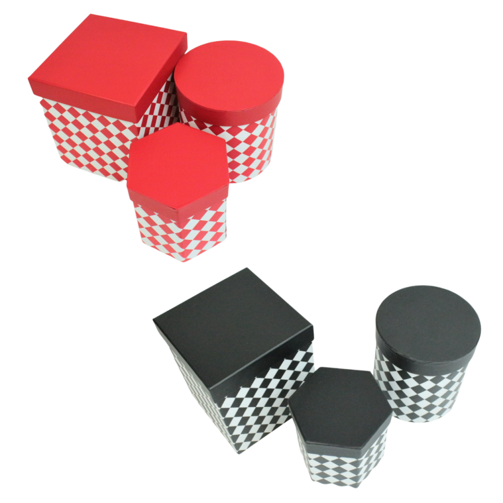 Коробка Разные формы Ромбы, набор из 3 шт, Z3-49