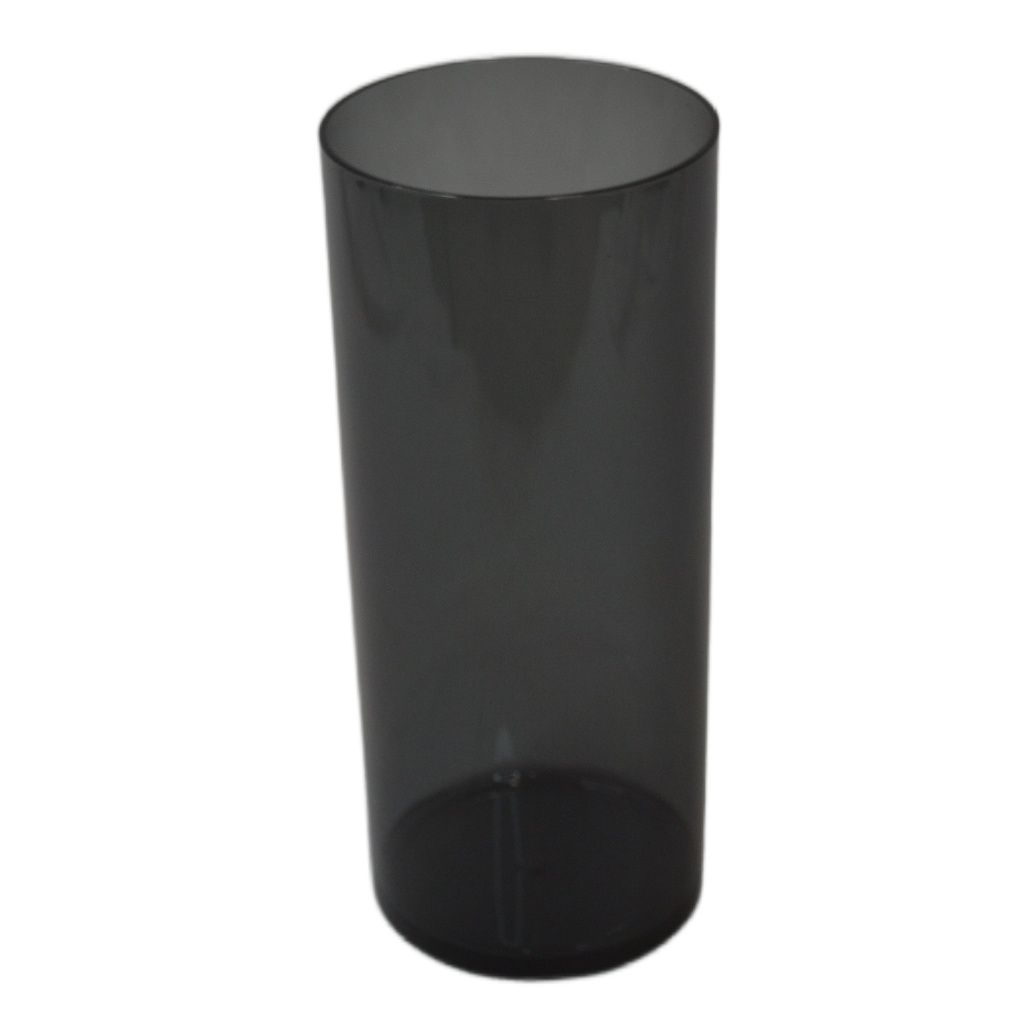 Вазон пластиковый Раунд h35 х d15 см, прозрачная дымка, W15-102 Вазон пластиковый Раунд h35 х d15 см, прозрачная дымка, W15-102