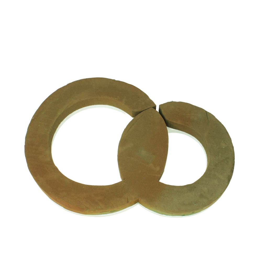 Кольцо двойное для живых цветов на машину 50 х 34 х 6 см Кольцо двойное для живых цветов на машину 50 х 34 х 6 см