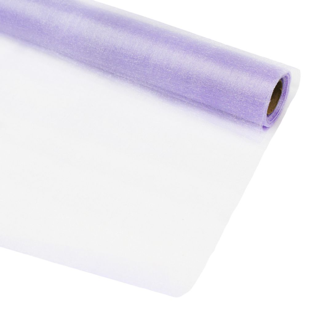 Органза 70 см х 9 м, светло-фиолетовый Органза 70 см х 9 м, светло-фиолетовый