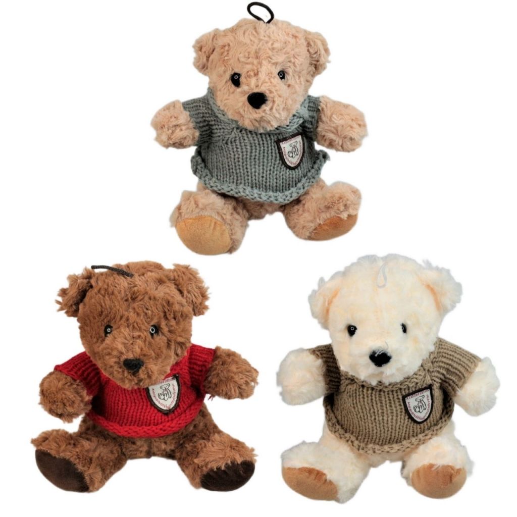 Мягкая игрушка Медведь в свитере, h19 см, Z16-3